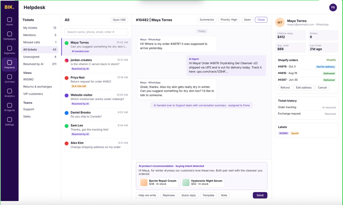 Best Unified Inbox Software for Shopify Support (2026)