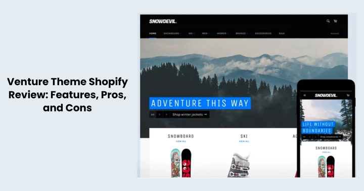 Venture Theme Shopify