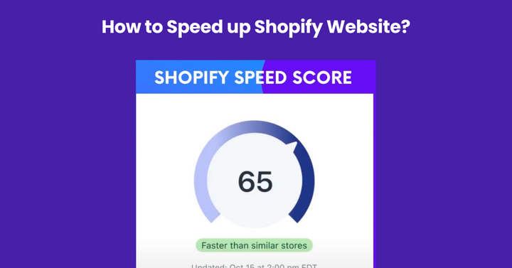 speed up shopify website