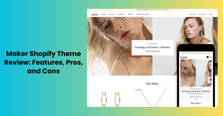 Maker Shopify Theme Review