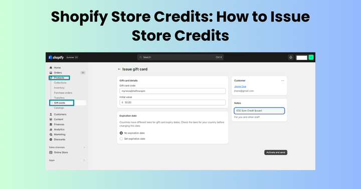 Store Credit Shopify