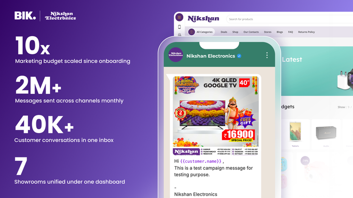 How Nikshan Electronics 10X'd Its Marketing Budget After Moving to BIK