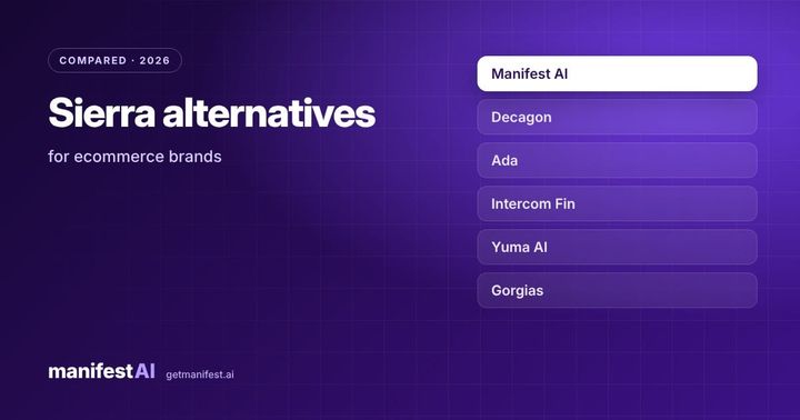 Sierra Alternatives for Ecommerce Brands (2026)