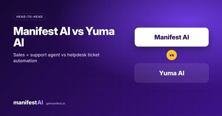 Manifest AI vs Yuma AI: Which AI Agent Fits Your Ecommerce Brand?