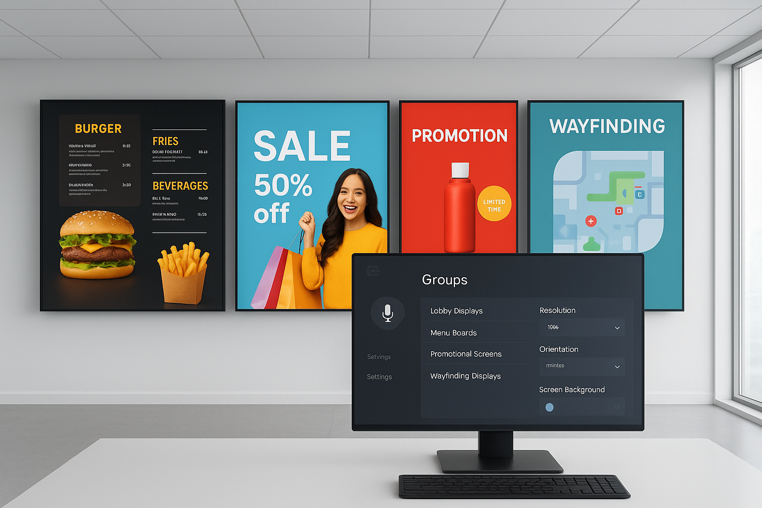 How PiSignage Group Settings Simplify Large-Scale Digital Signage Management