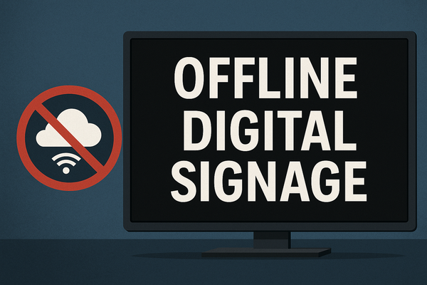 Offline Digital Signage: How to Keep Your Screens Running When the Internet Doesn’t (2026 Guide)