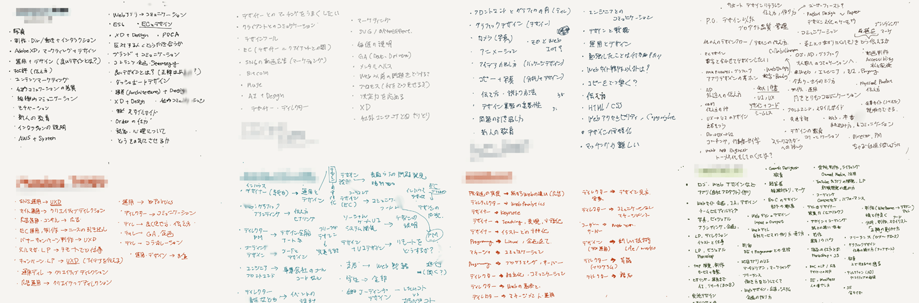 参加者からの声のメモ