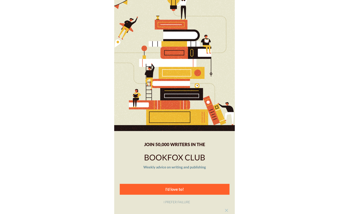 素敵なイラストがあるダークパターン