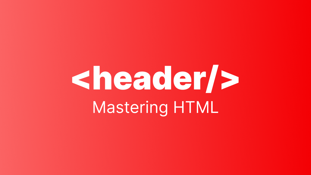 When to use a HTML header tag?