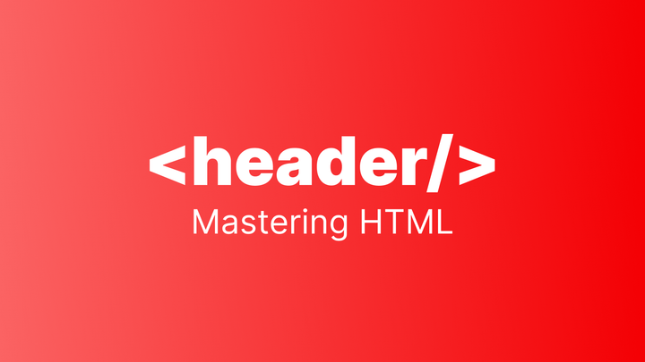When to use a HTML header tag?