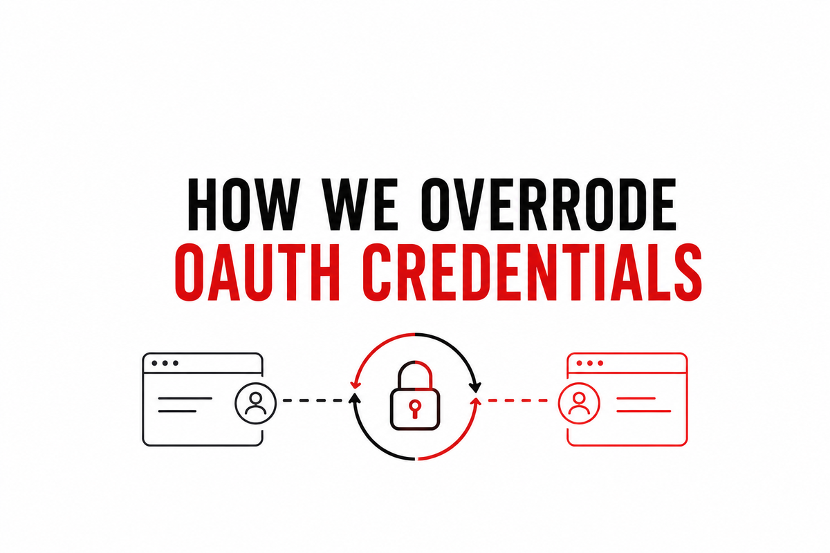 How We Overrode OAuth Credentials on a Multi-Tenant Identity Provider