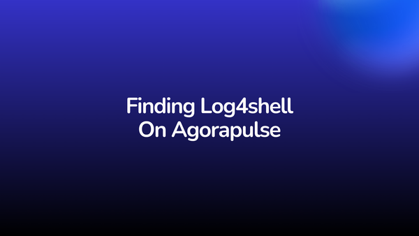 How did we Found Log4shell on Agorapulse