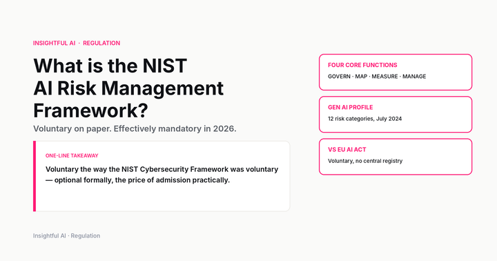 What is the NIST AI Risk Management Framework?