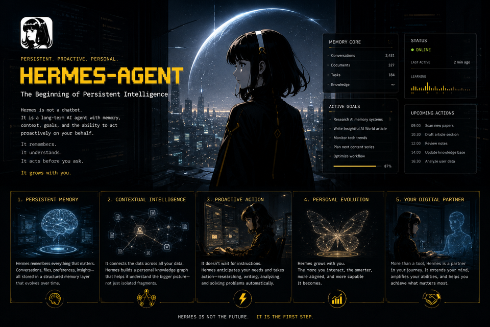 Hermes Agent and the Rise of Persistent Intelligence - Memory, Continuity, and the Future of Human Cognition