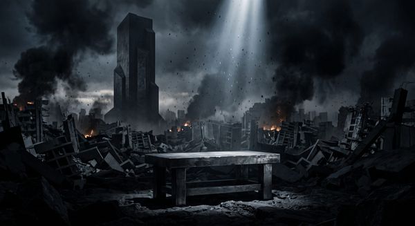 WHY THE TOTALITARIAN CITY BURNS AND THE MOUNTAIN OF THE LORD ASCENDS
