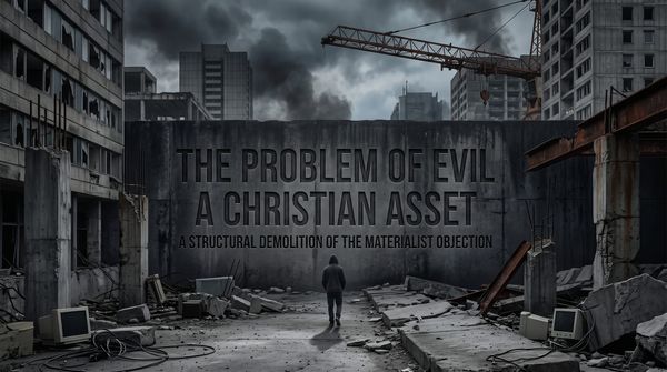 THE PROBLEM OF EVIL IS A CHRISTIAN ASSET A STRUCTURAL DEMOLITION OF THE MATERIALIST OBJECTION