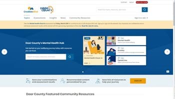 Door County Mental Health Hub CredibleMind