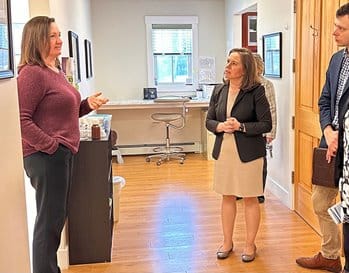 Lt Governor Sara Rodriguez at DCMC Dental Clinic