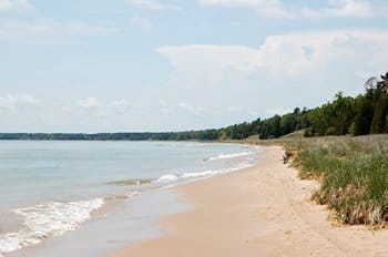 Door County beach