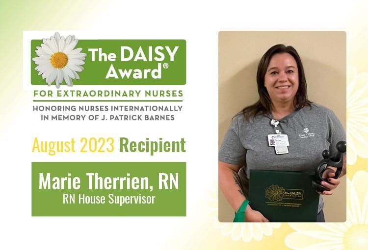 Marie Therrien Wins Daisy Award for Extraordinary Nurses