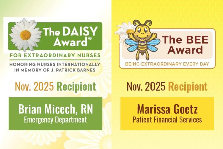 Congratulations to our November DAISY & BEE Awards Winners!