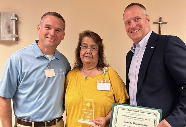 Imelda Delchambre recognized with RWHC Rural Health Ambassador Award