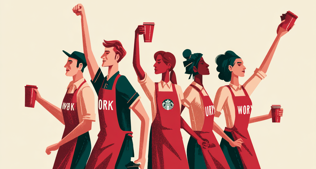 🗞️ Starbucks Workers' Union Escalates Strike on Black Friday