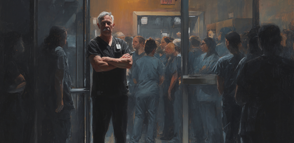 🗞️ Black Scrubs, Blue Law: How a Facebook Post Cost a Blood Bank Worker His Shot at a Promotion