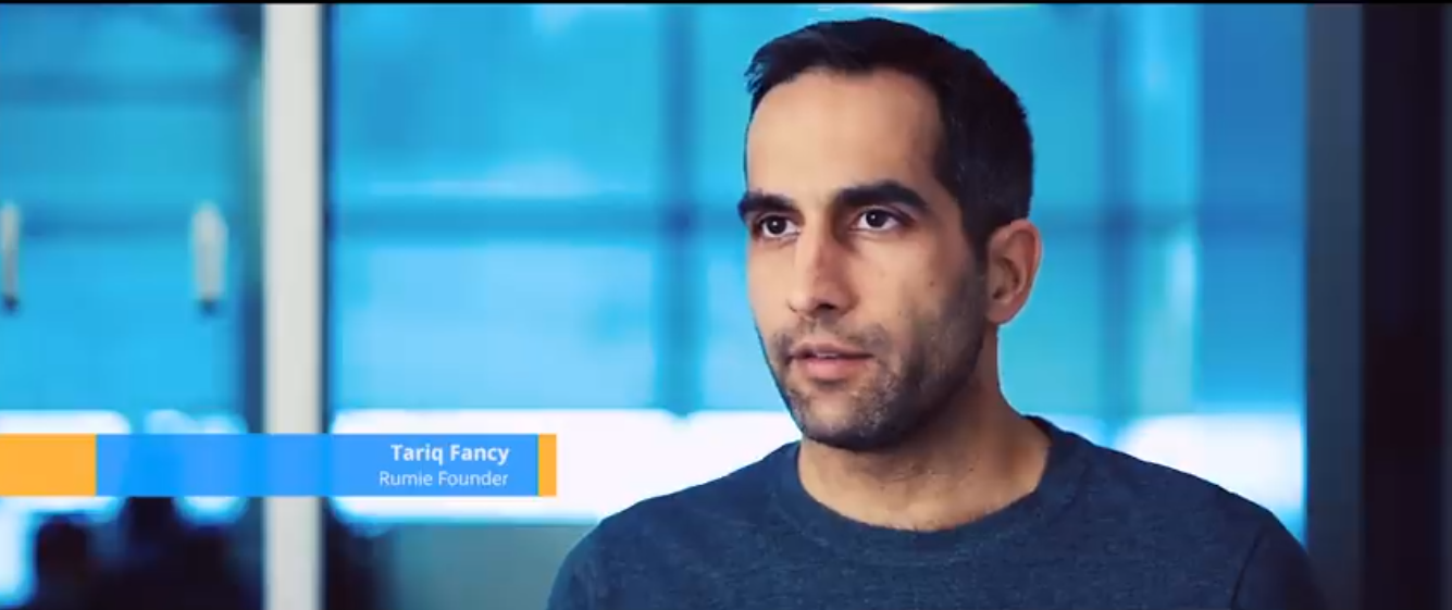 退職後にブラックロックの「グリーンウォッシング」を避難しているタリク・ファンシー(Tariq Fancy). Image via Remie Initiative.