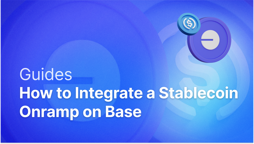 How to Integrate a Stablecoin Onramp on Base post image