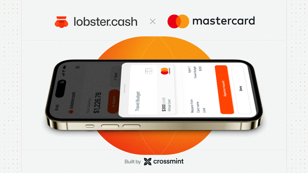 Lobster.cash partners with Mastercard to enable secure AI agent payments for all existing card holders post image