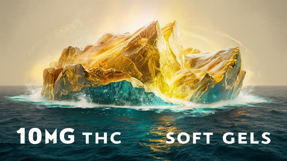 Glacial Gold 10mg THC Soft Gels