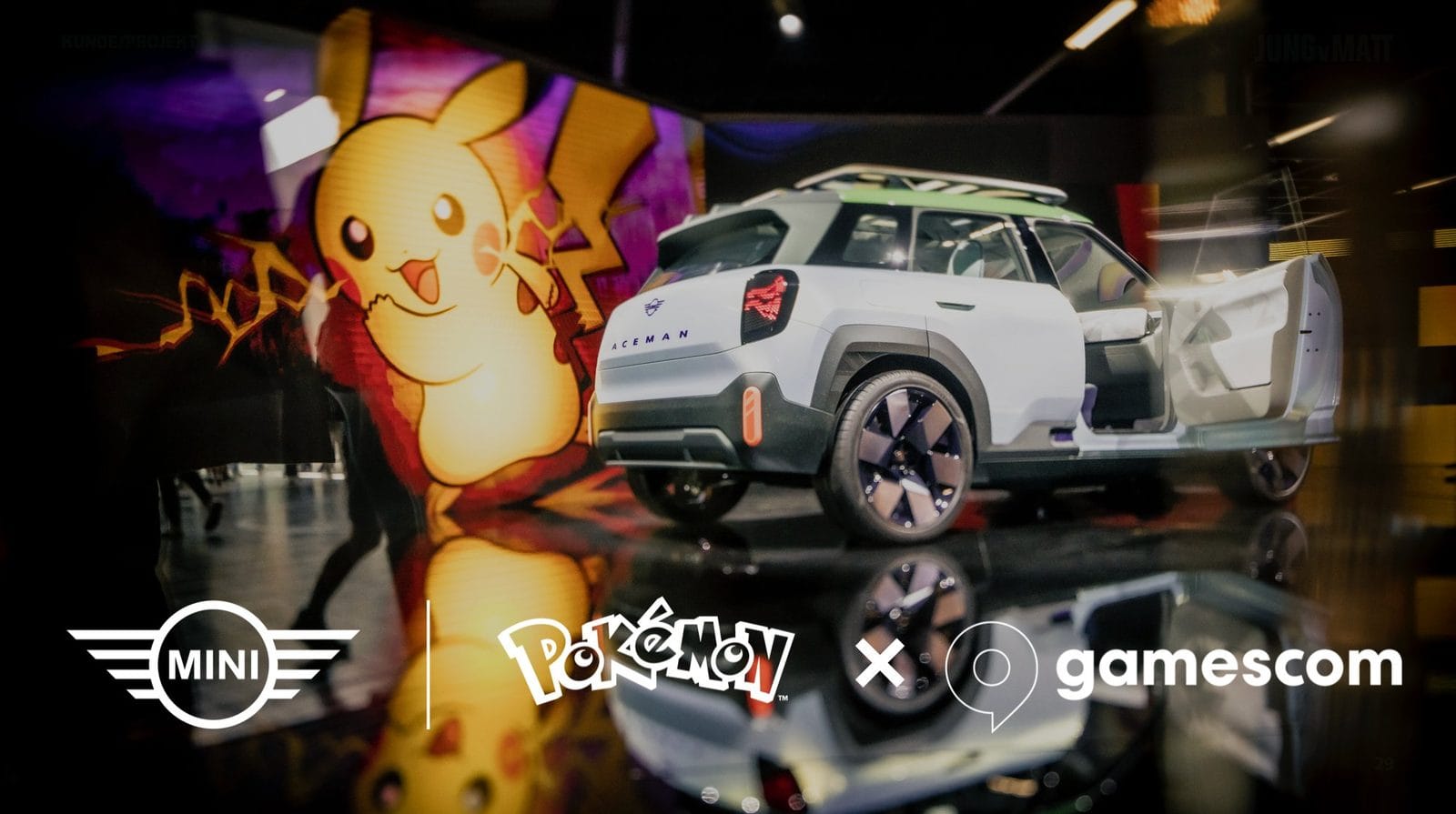 MINI Aceman concept car in the Pokémon x gamescom activation