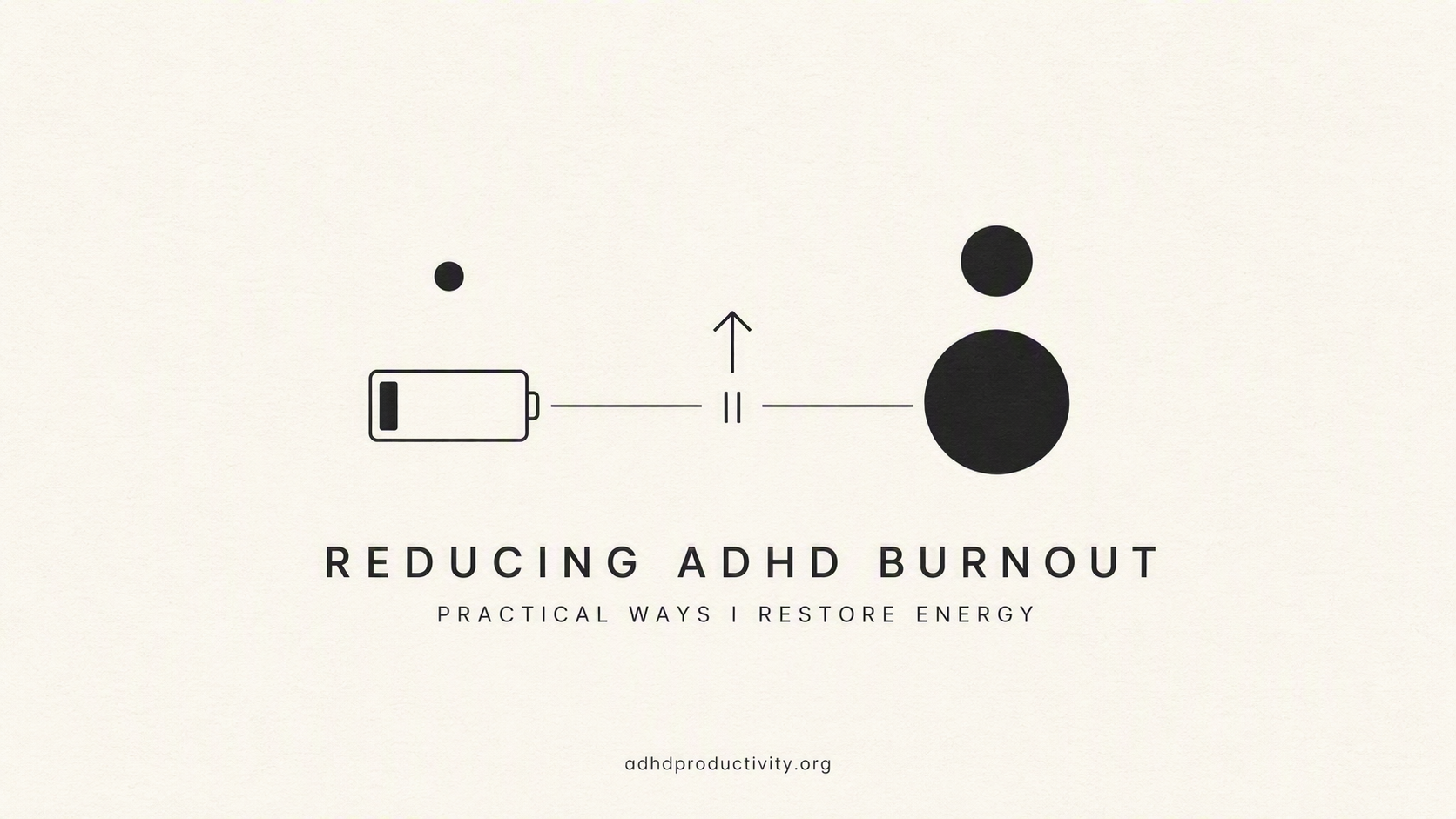 How I actually reduce ADHD burnout