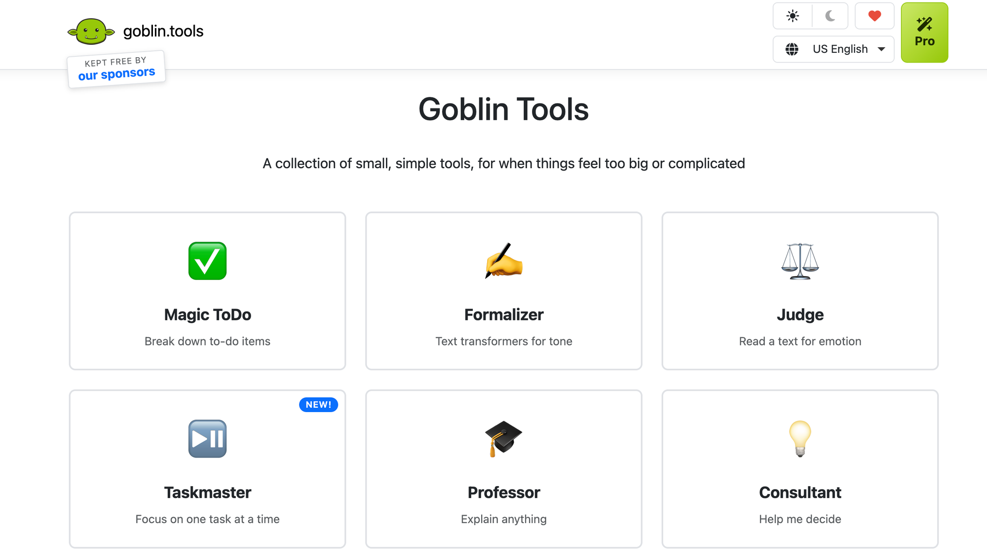 Goblin tools