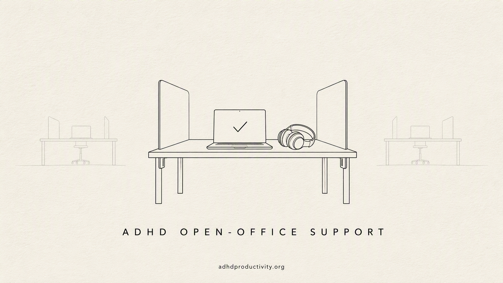 What helps to manage ADHD in an open office
