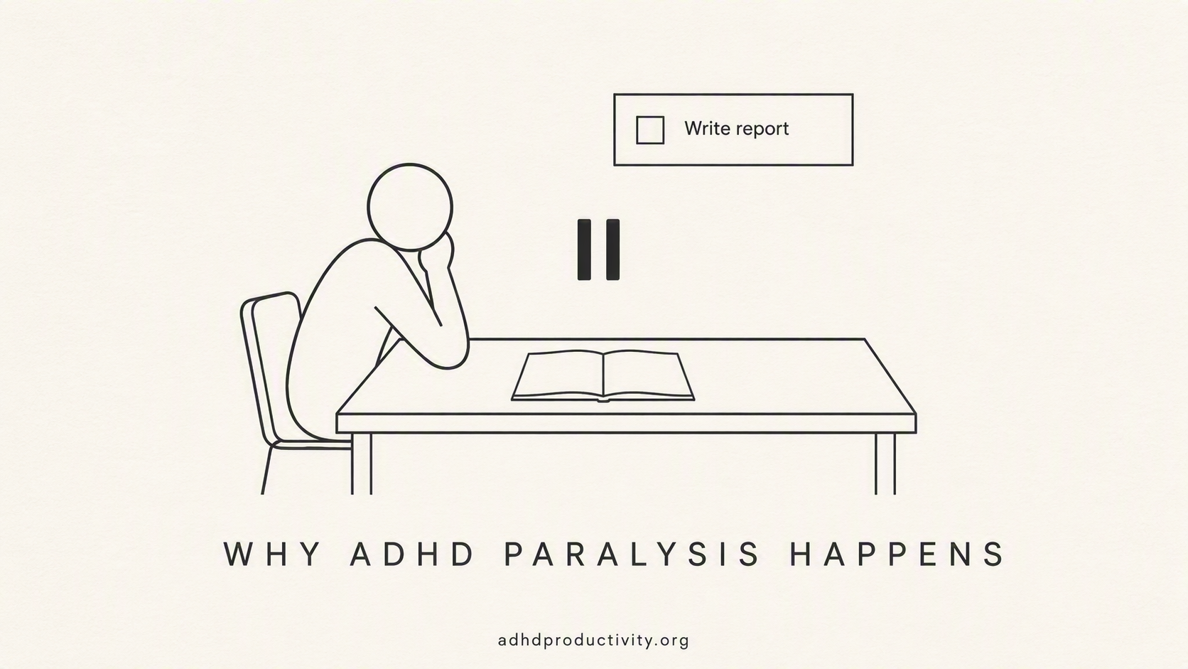 Why does ADHD paralysis happen?