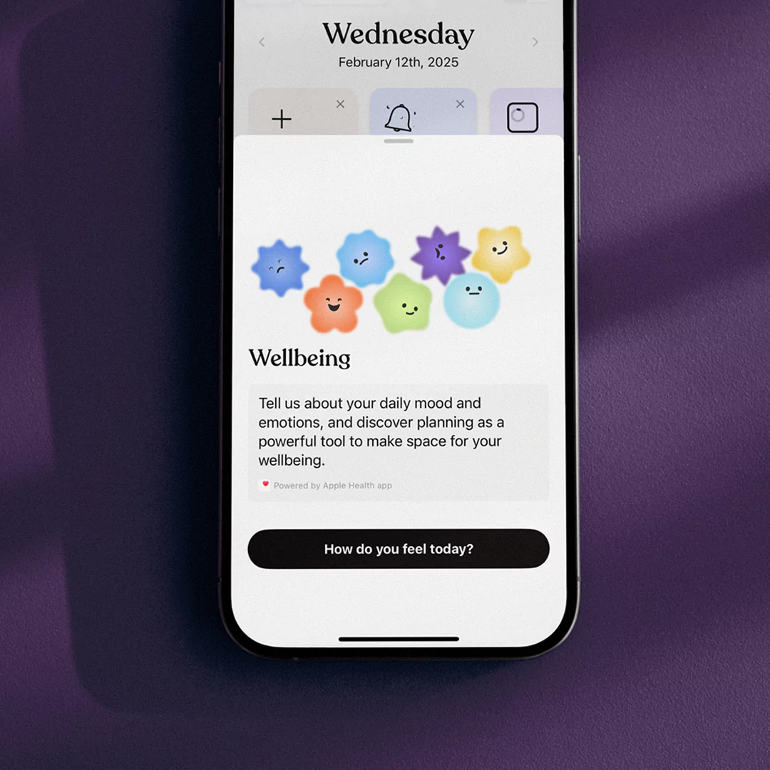 Mood check-ins.