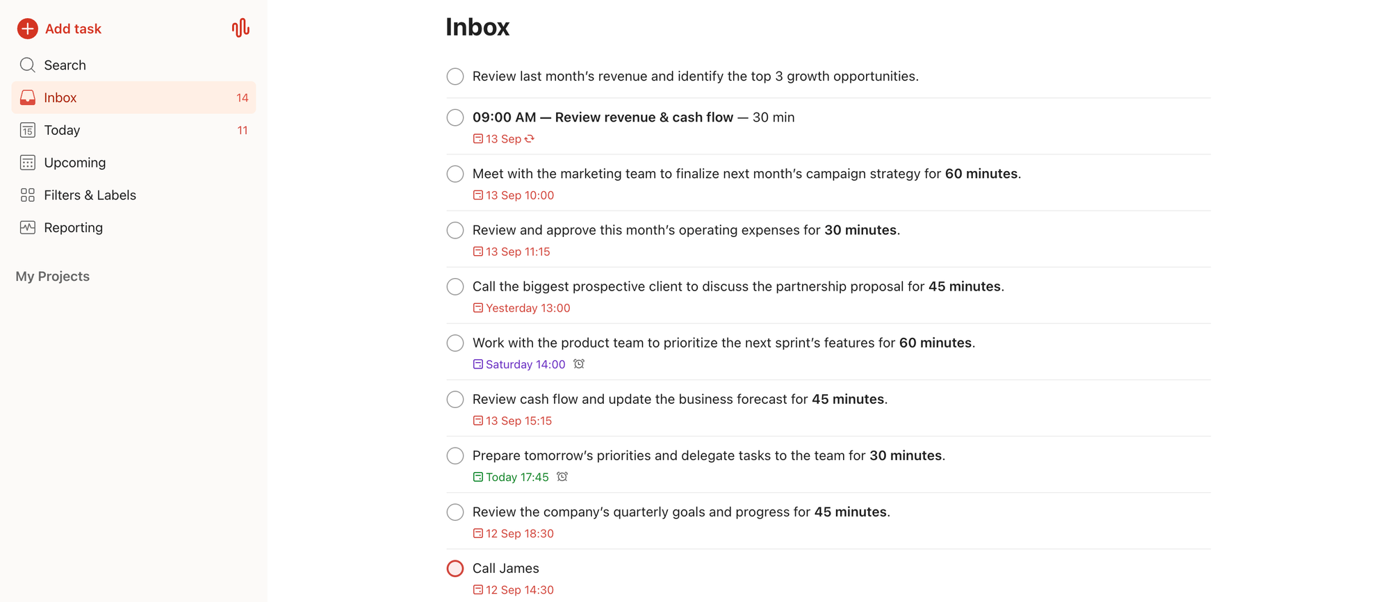 todoist — the boring task manager