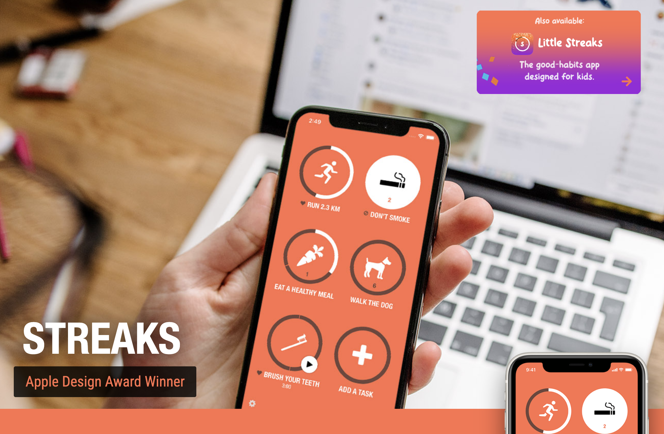 Streaks — best for iPhone and automatic tracking
