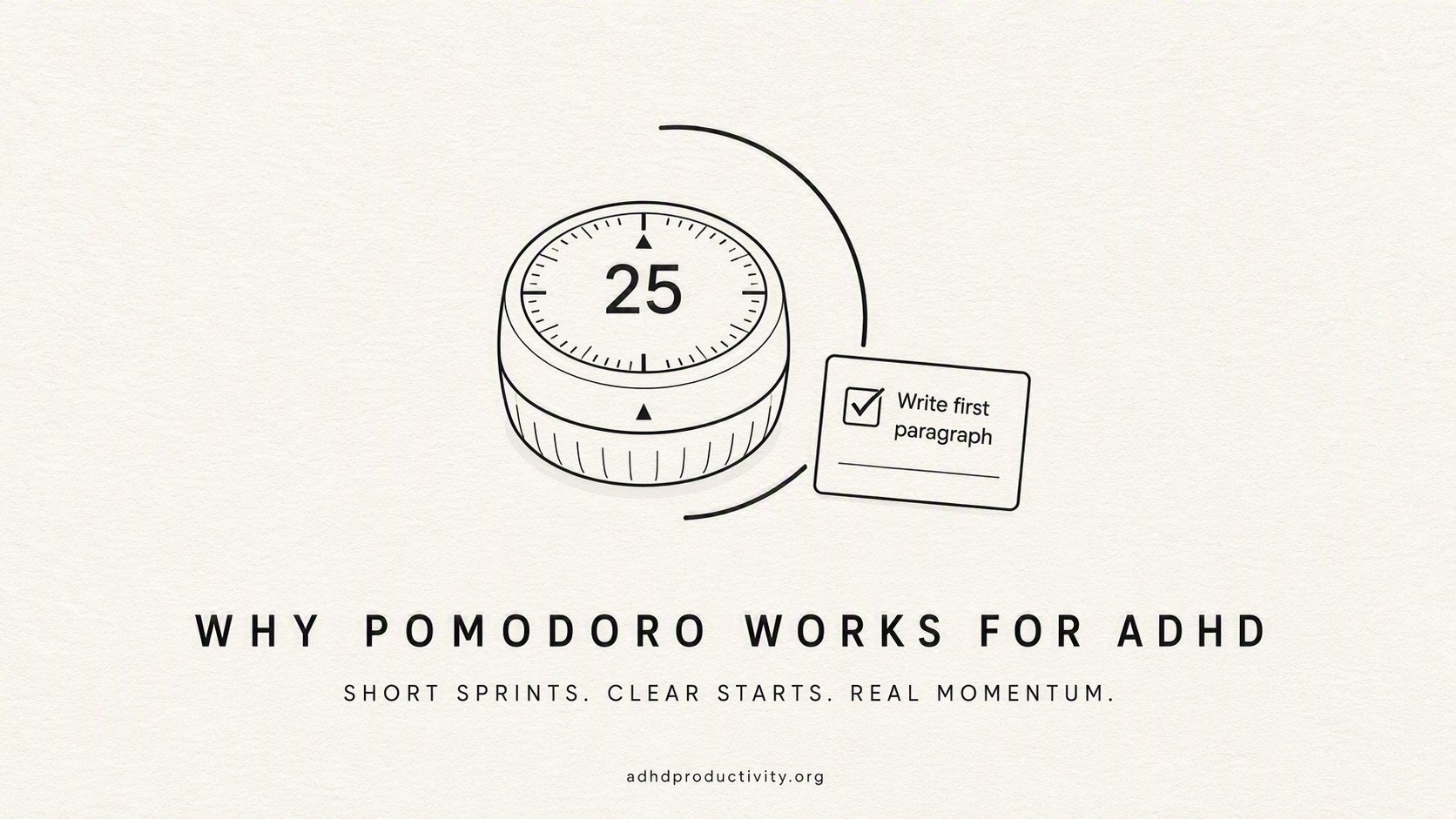 Why Pomodoro actually works for ADHD