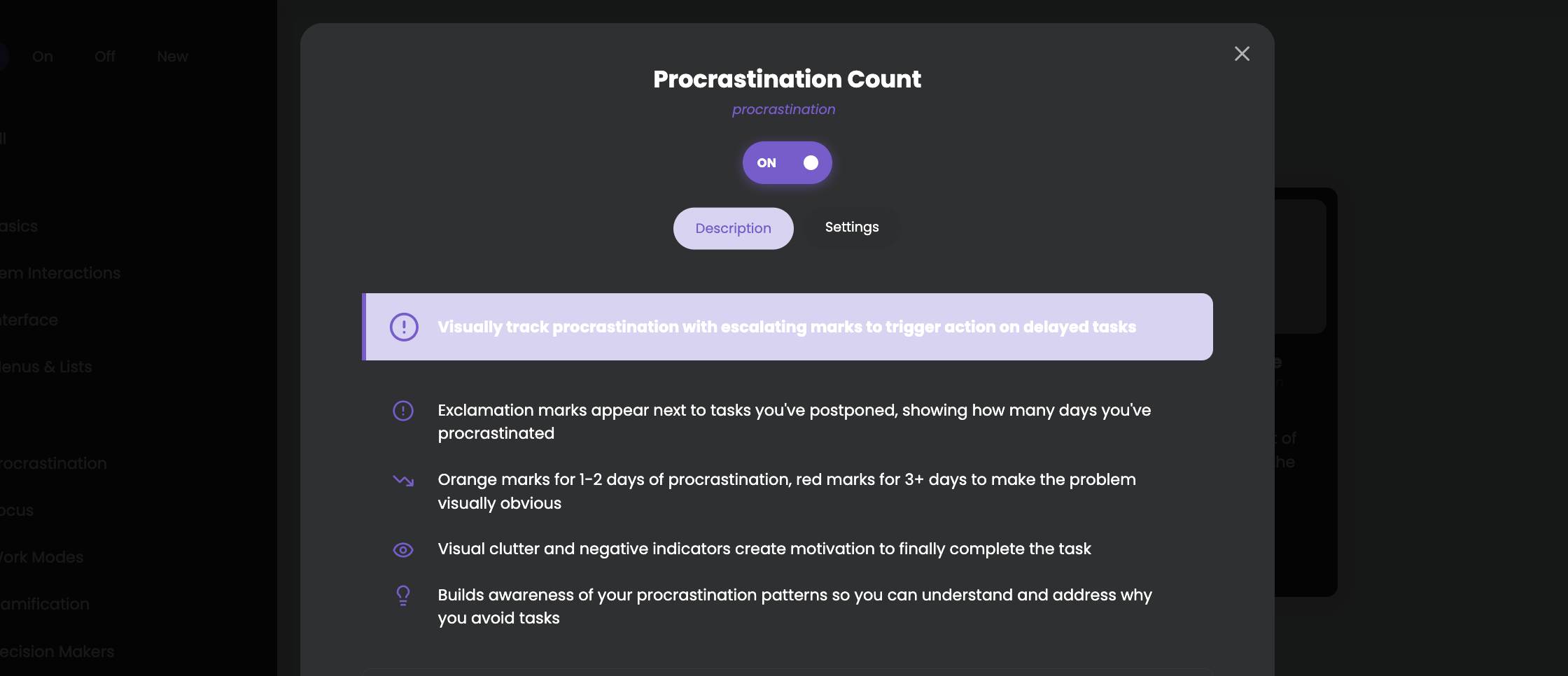 Procrastination Count amazing marvin