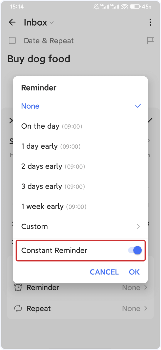Constant Reminder gives you Due-style nagging on Android.