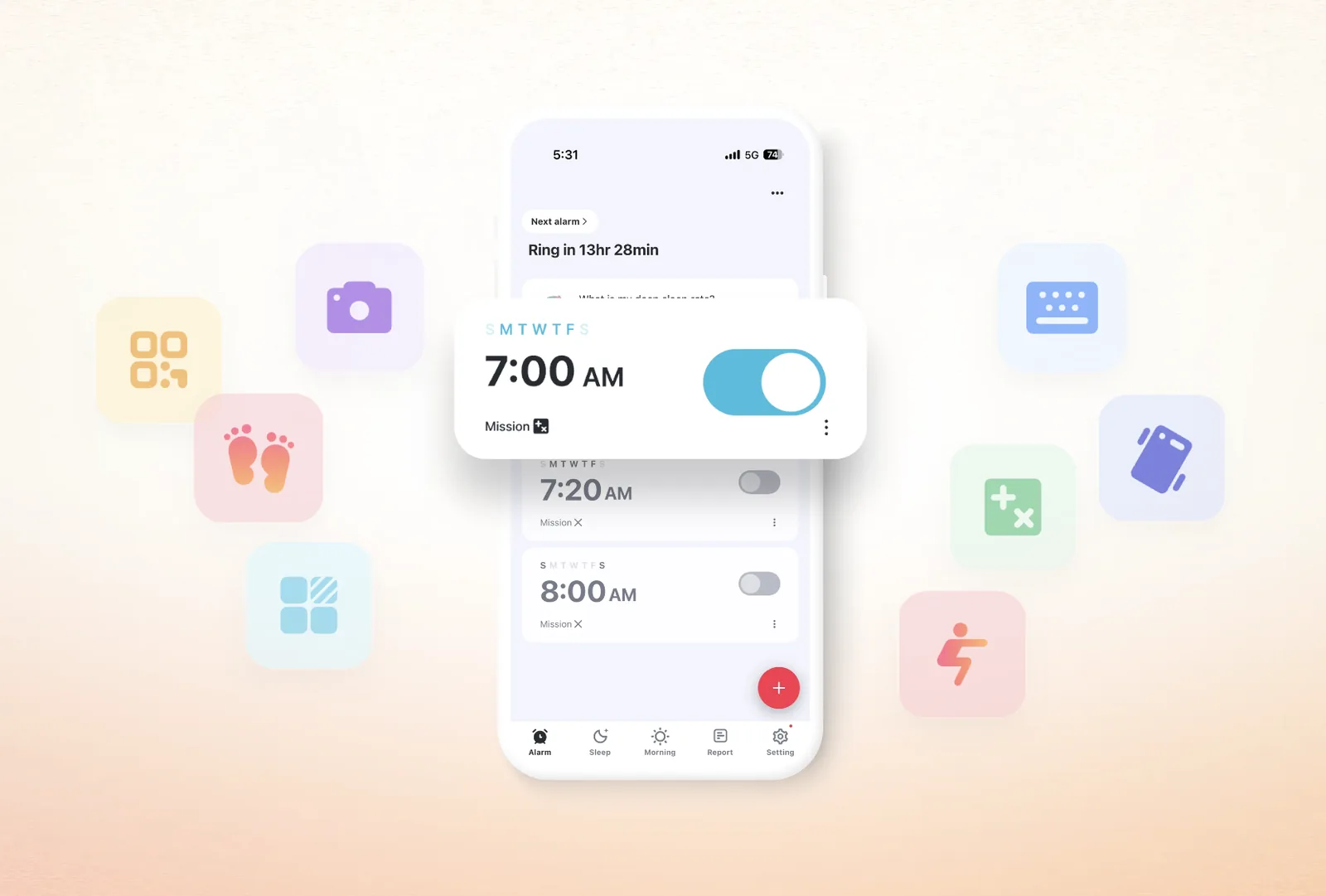 Alarmy: best for mornings and can't-miss moments