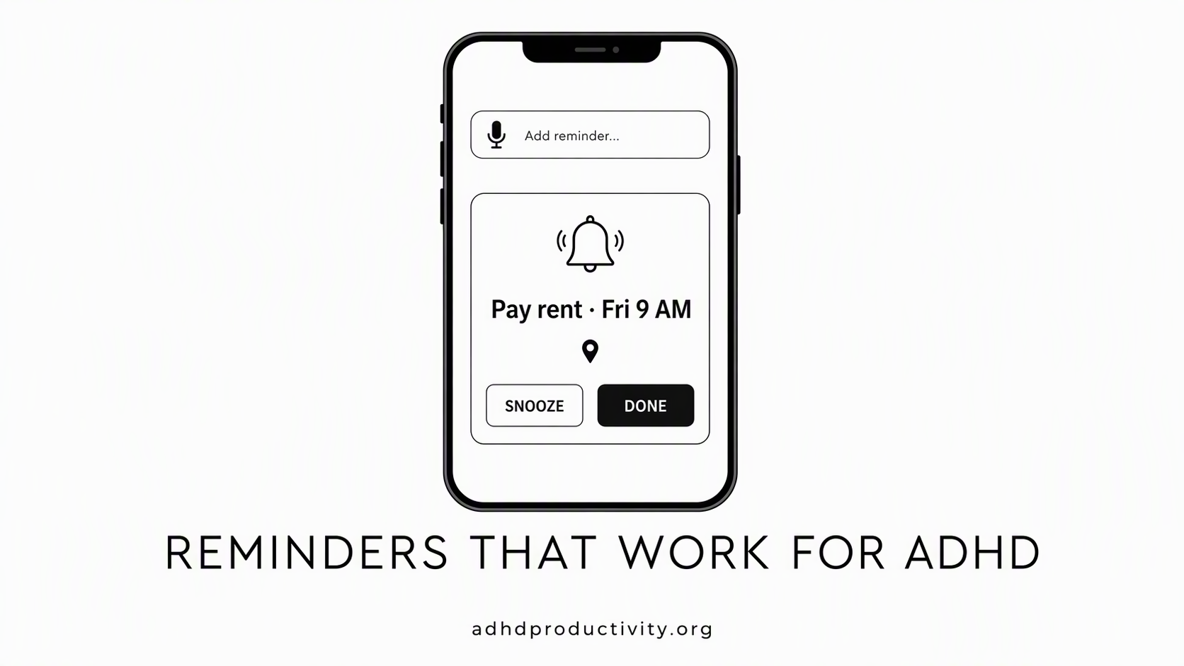 What makes a reminder app good for ADHD?