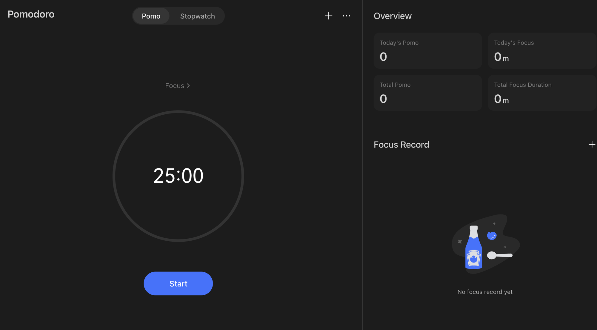 ticktick pomodoro