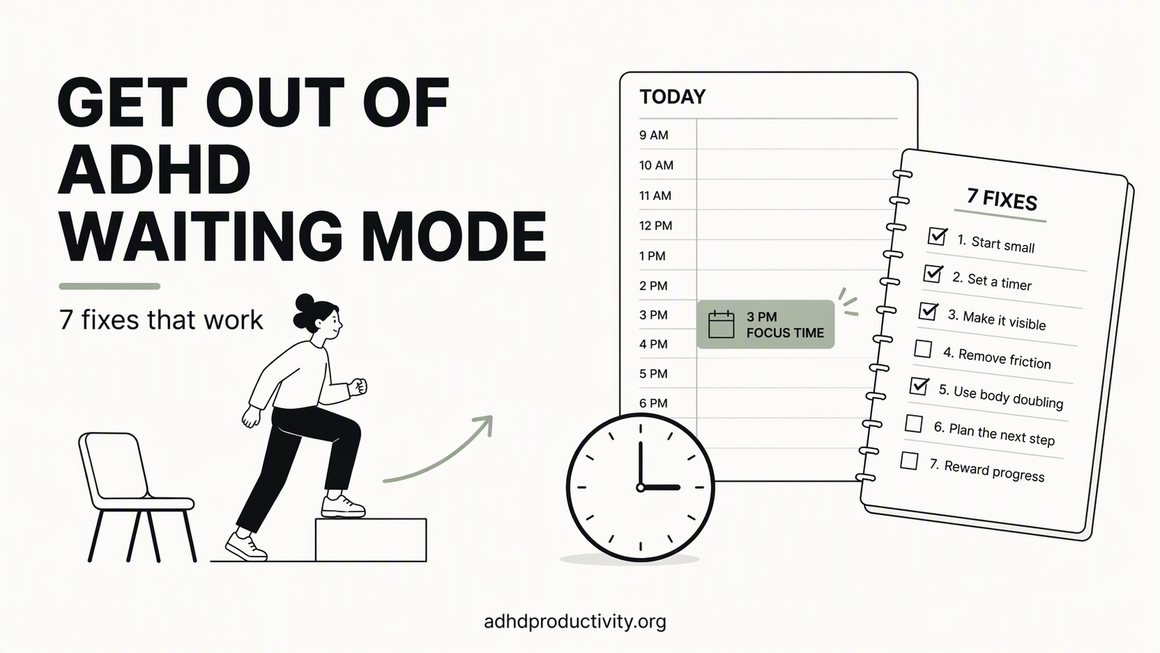 How to get out of ADHD waiting mode: 7 fixes that work