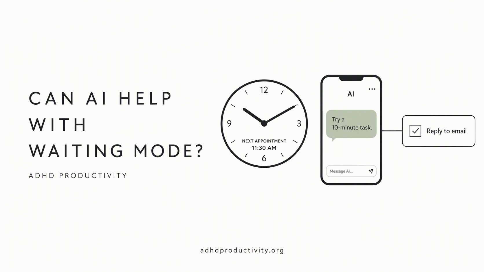 Can AI tools help with waiting mode?