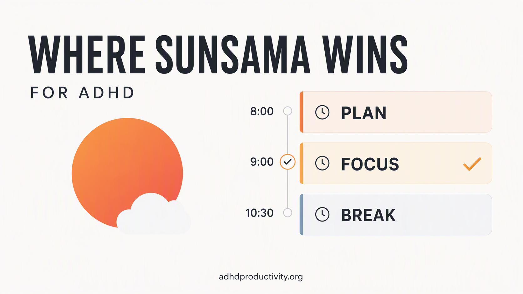 Where Sunsama wins for ADHD