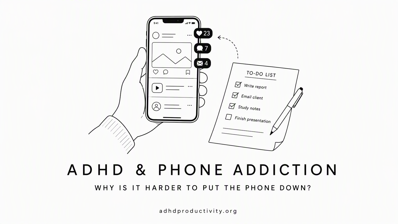 Why is phone addiction so much worse with ADHD?